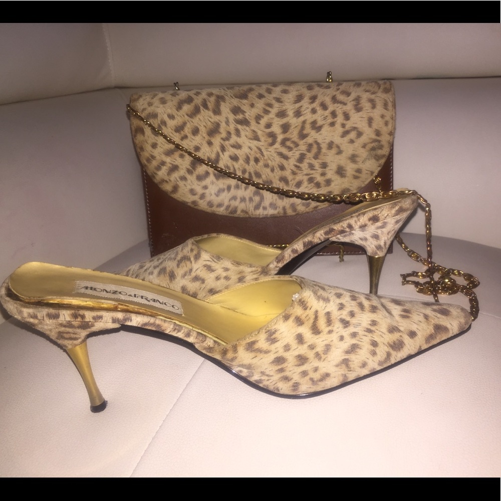 Matching shoes and handbag
